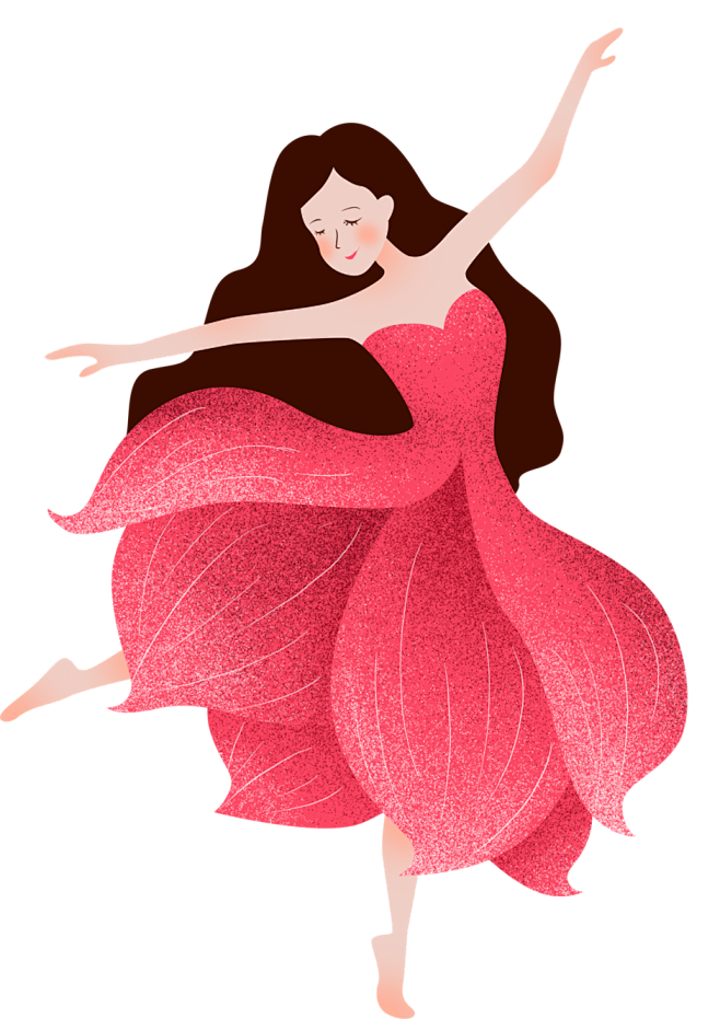 起舞的女生