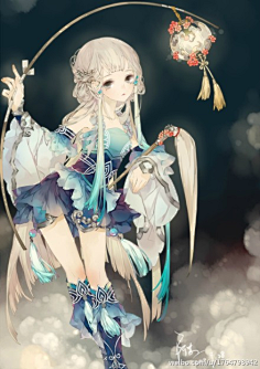 直到烟火都散尽采集到现代美女手绘