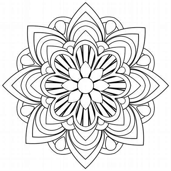 黑白装饰画中国传统圆形花纹