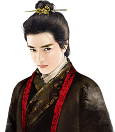 古风男-花瓣网|陪你做生活的设计师 | 皇帝立绘_古风_绘画艺术_云中帆