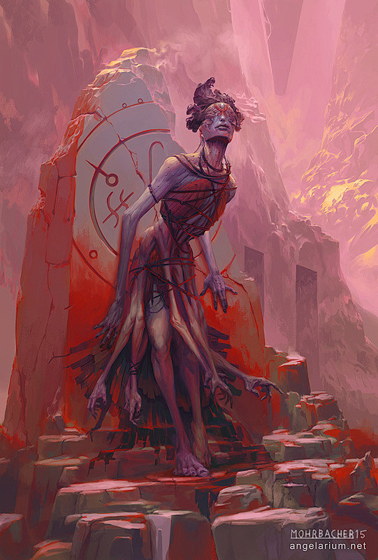 异形变异怪物怪兽妖怪女巫婆角色设定图集下载游戏动画漫画电影原画