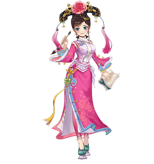 lostbylost从77羙夢转采于2020-09-29 11:27:30q版宫廷-女人物素材