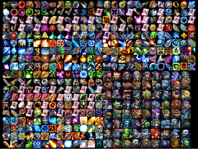 刀塔传奇图标合集gameui游戏设计圈聚集地游戏ui游戏界面游戏图标游戏