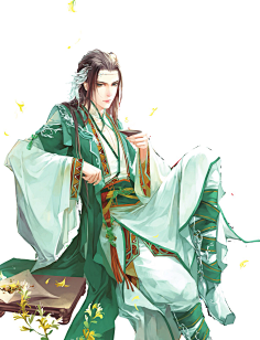 yDurwlEN采集到古风手绘男