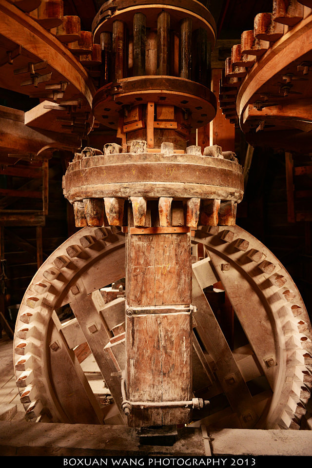 风车磨坊内部结构图图片
