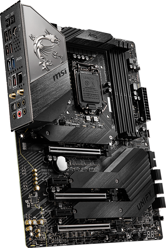 微星megz490unify暗影全黑化无光设计wifi6十代酷睿主板淘宝网