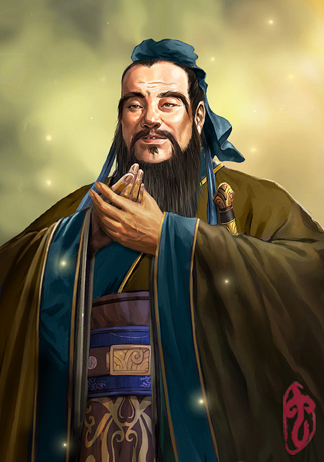 孔子名丘字仲尼中国著名的大思想家大教育家儒家学派的创始人