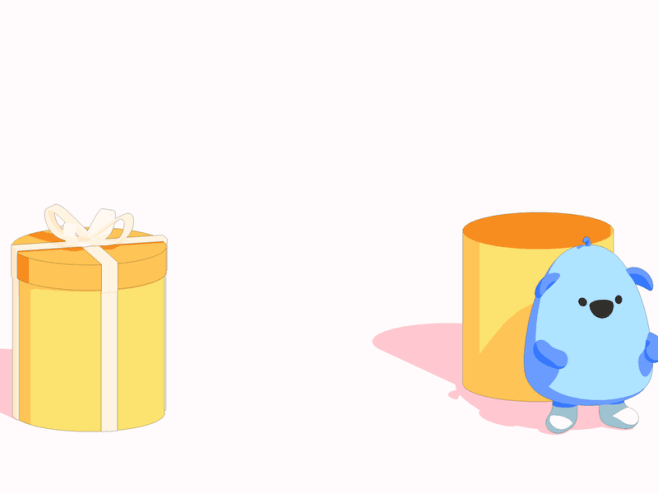 这是gift卡哇伊电影院4d素描和卡通检疫包裹礼物gif