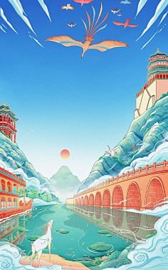 美伢_采集到插画参考