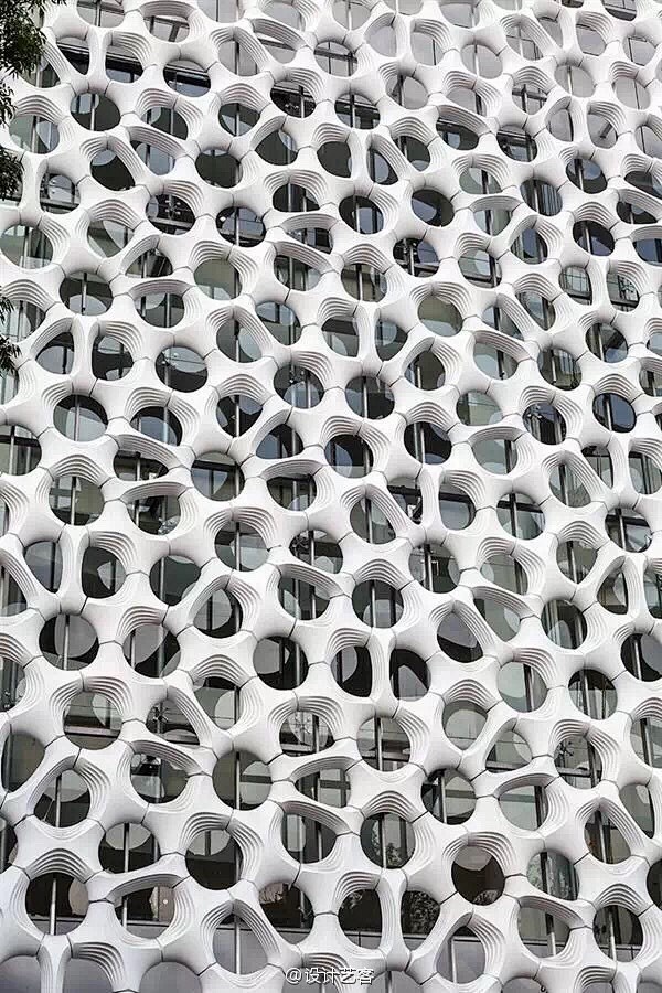 建筑外立面肌理密集恐惧症者慎看设计图舍建筑设计图舍摄影