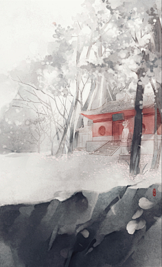 词酥采集到底图-古风无人