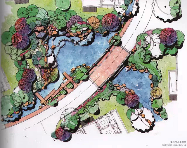 原创精选值得收藏的优秀景观设计手绘别错过