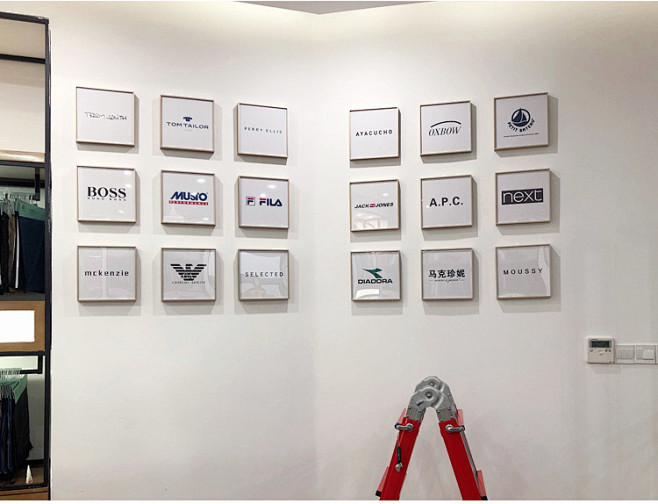 logo墙设计公司形象墙办公室进门公司背景墙制作企业logo墙淘宝网