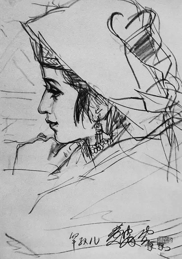 最新黄胄速写手稿200幅