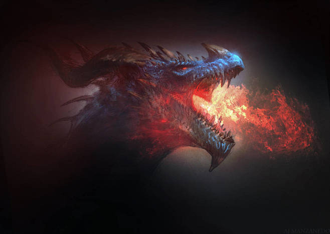 dragon by manzanedo