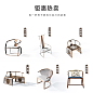 云璞创意现代新中式餐椅轻奢仿古圈椅-单品-美间（软装设计采购助手）