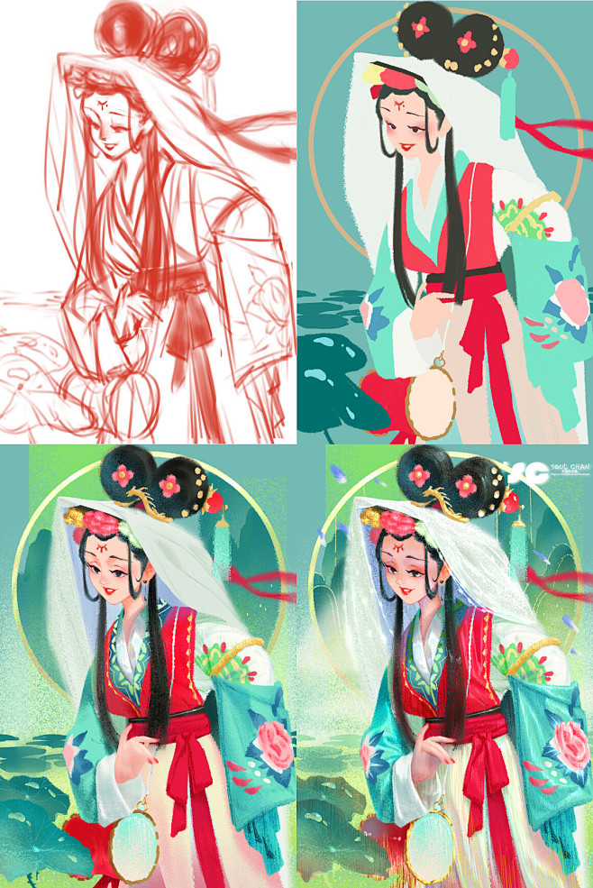 画皮画骨难画心艺术插画07jpg