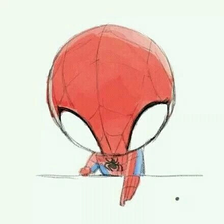 头像q版萌英雄系列情侣头像可爱蜘蛛侠