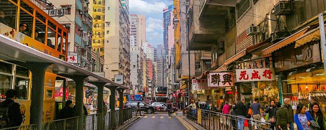 老香港街景