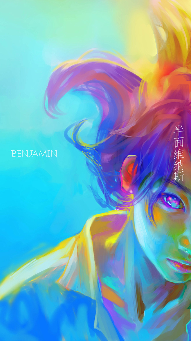 中国benjamin本杰明 原创漫画故事集《#半面维纳斯#》系列壁纸震撼
