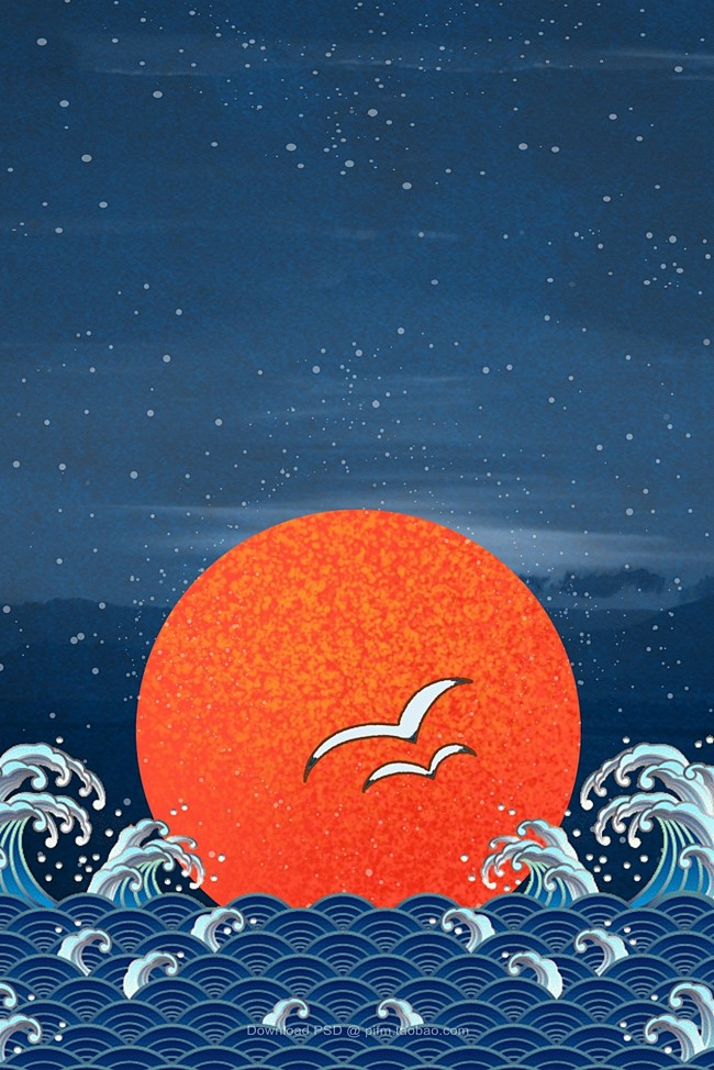 日式和风图案底纹背景