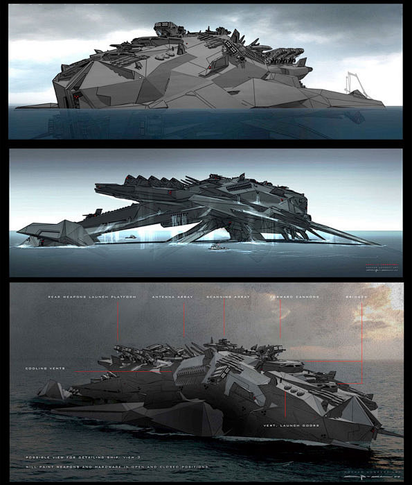 超级战舰概念设计