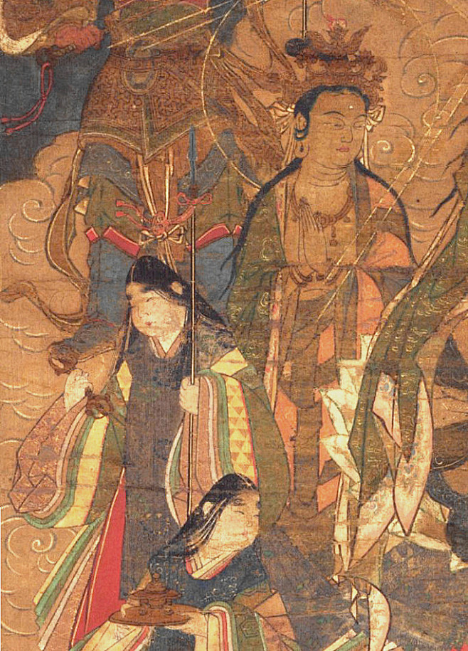 【普贤十罗刹女像】乘坐六牙白象的普贤菩萨.