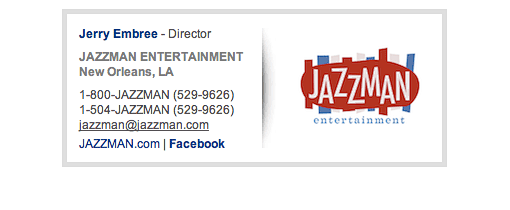 html邮件签名设计欣赏