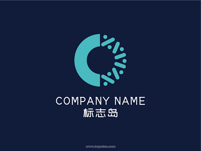 科技金融房地产建筑logo设计-标志岛