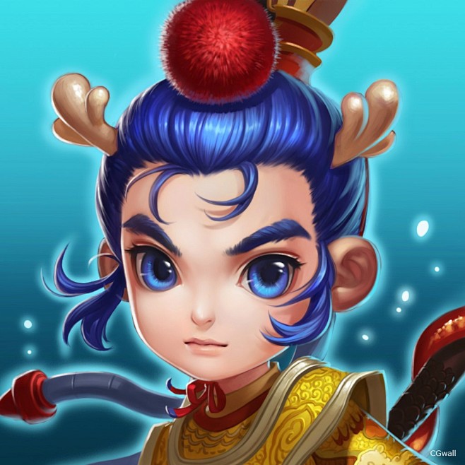 q头像男龙太子cgwall游戏原画网站