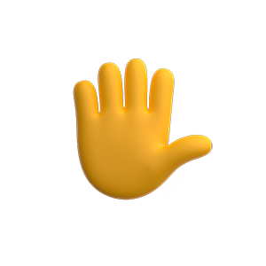 ios苹果emoji表情风三维手势图标hand