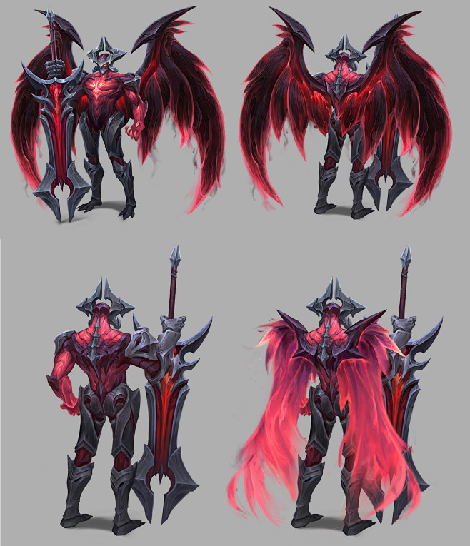 暗裔剑魔 亚托克斯 (角色设计图)美国洛杉矶 拳