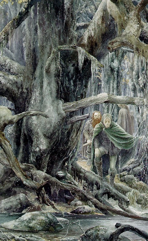 指环王插画大师alanlee艾伦李魔戒全集插画