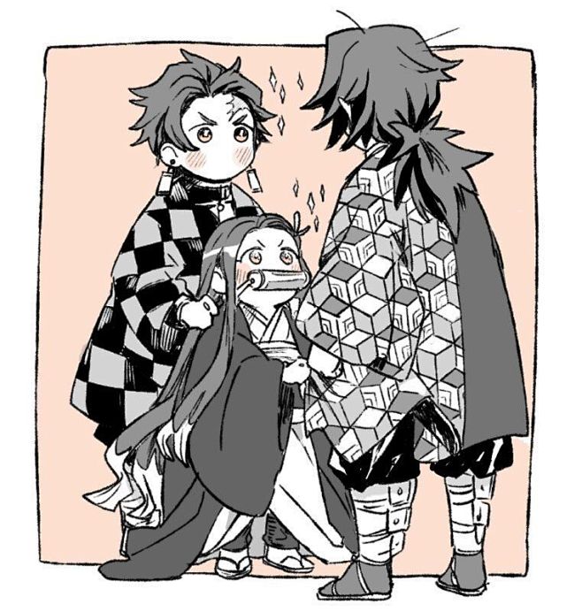 鬼灭之刃—同人图没有人能抵挡闪闪发亮的灶门兄妹!