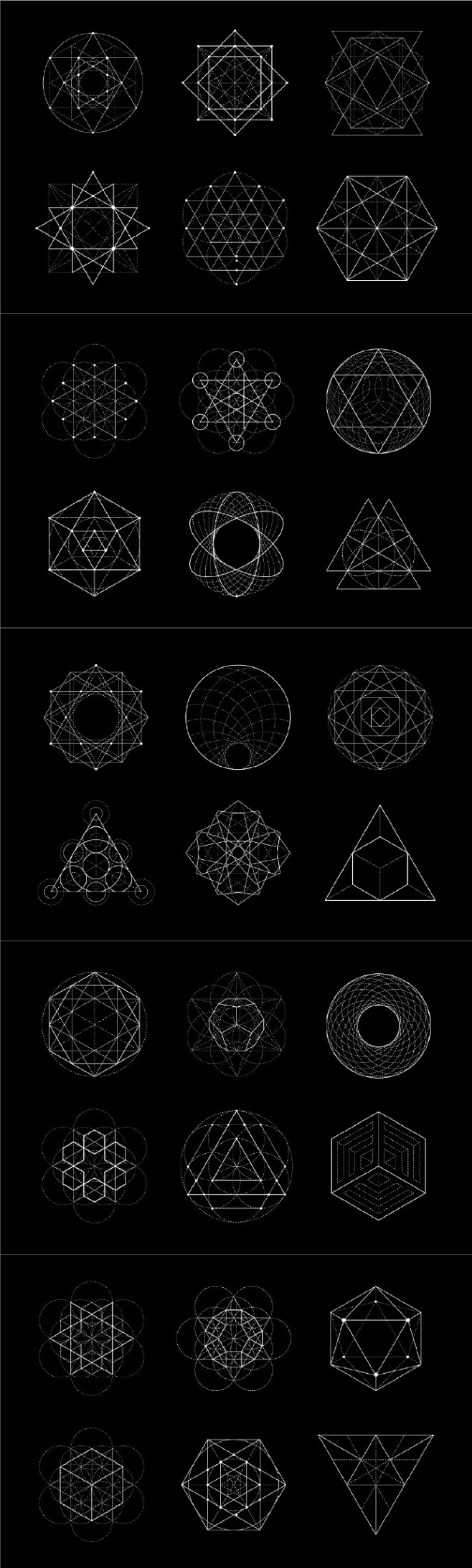 种奇妙的变换同时这些图形还可以充分的运用到logo背景等设计元素中