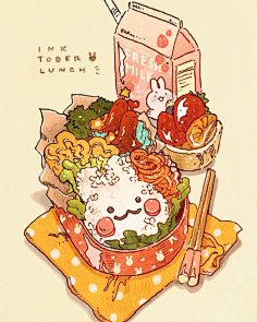 木木语ly采集到食物插画