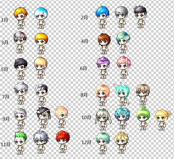 【重磅】冒险岛 皇家 发型 年度 总结 齐齐齐~2