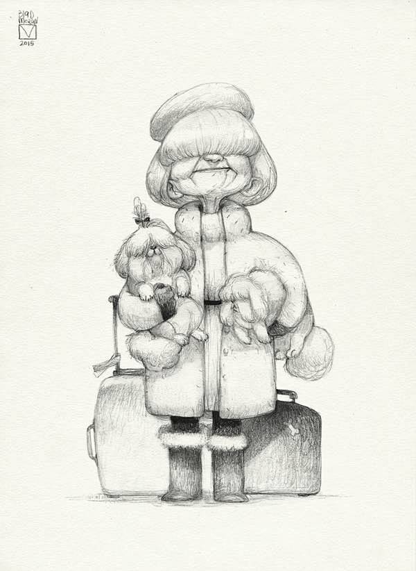 moranblad moran 插画bladmoranbladmoran插画师乌克兰插画师bald