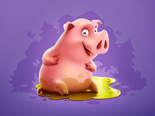 piggycartoonanimalpiggameartgamedesigncharacterdesigncharacter