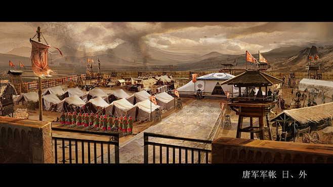 com.cn 古风场景-唐军营帐   图/柴鱼非鱼 1