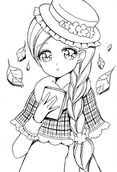 手绘插画线稿手稿黑白素材