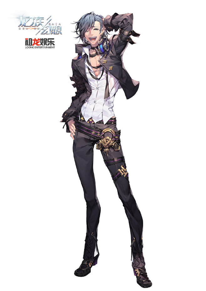 一组龙族幻想的角色作品分享~来自插画.