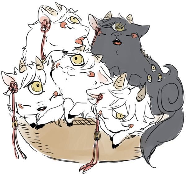 求鬼灯的冷彻白泽神兽形态的图啊啊啊神兽白泽太可爱了啊ww百度知道