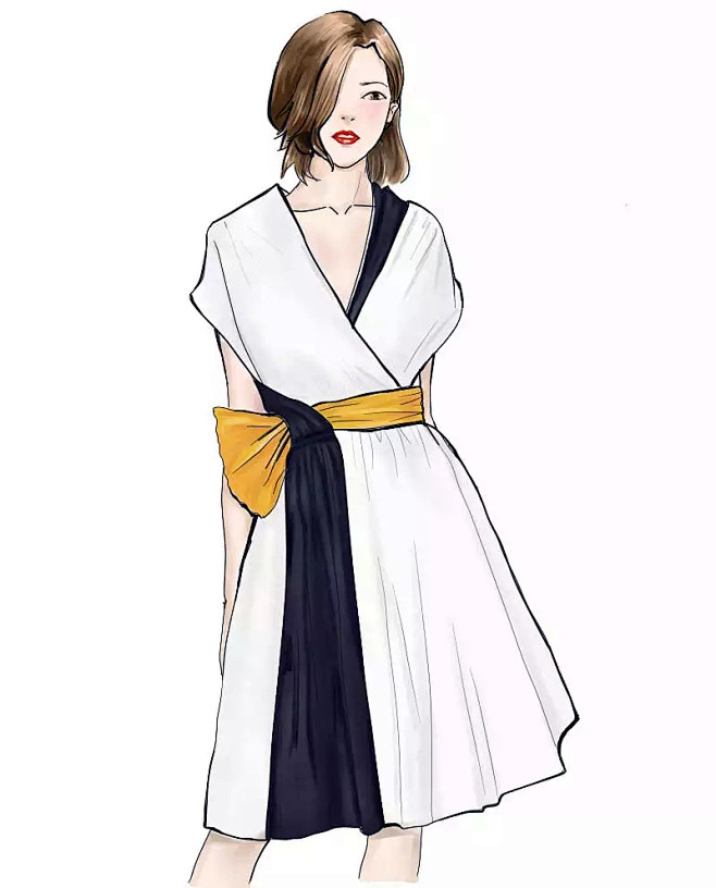 01-花瓣网|陪你做生活的设计师 | 手绘 动漫 女生 服装