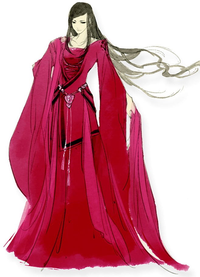 华胥引纪念画册内页图人设慕容安插画师伊吹五月