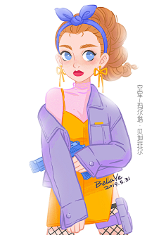 莫莫n_n采集到美式风格插画