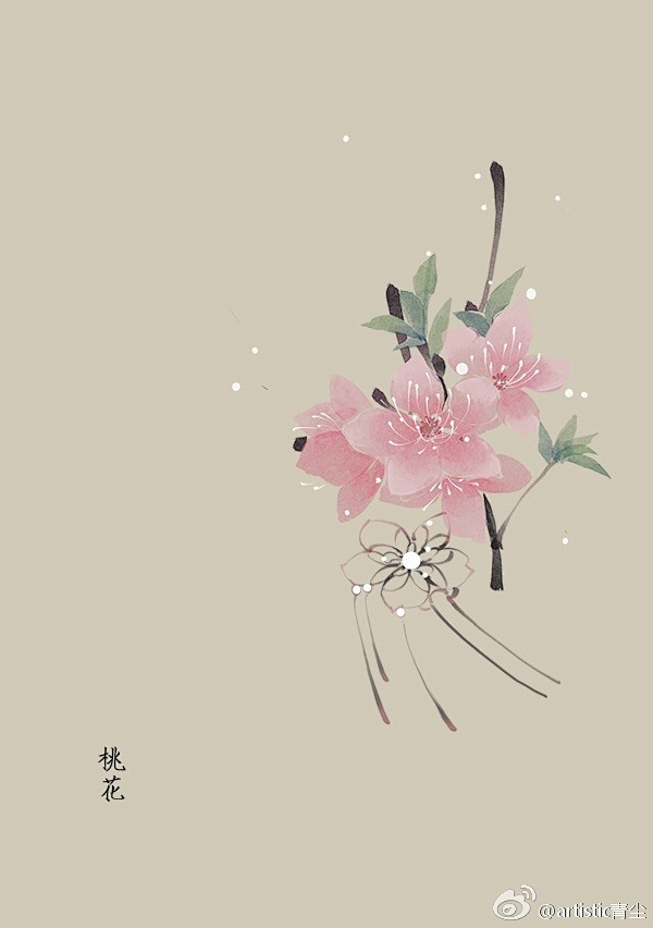 365天生日花 4月12日桃花 Peach Blossom 花语 爱情俘虏