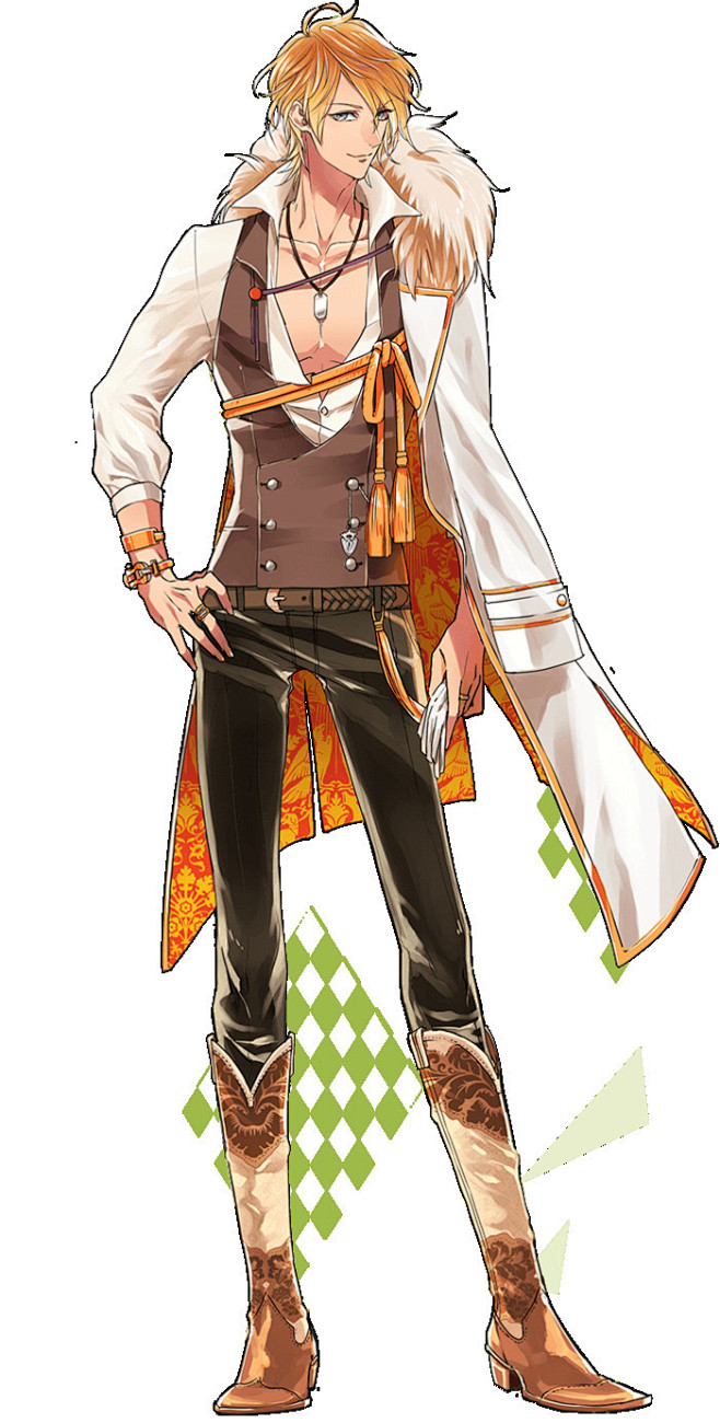 二次元美男帅哥动漫