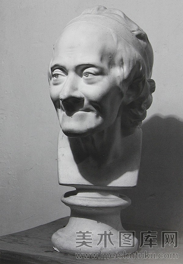 石膏像伏尔泰石膏像34侧伏尔泰伏尔泰石膏像