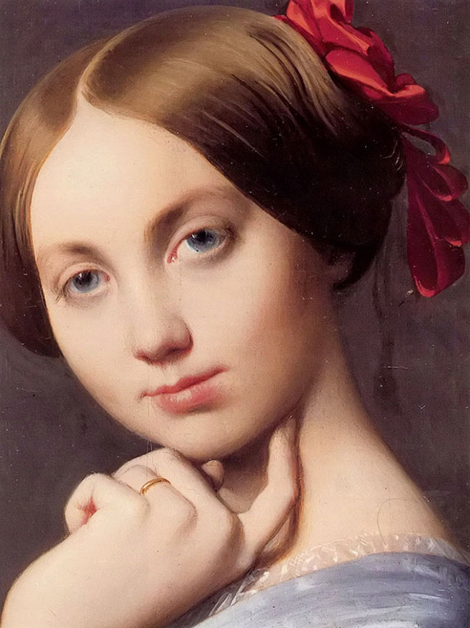 安格尔人物肖像画油画作品集